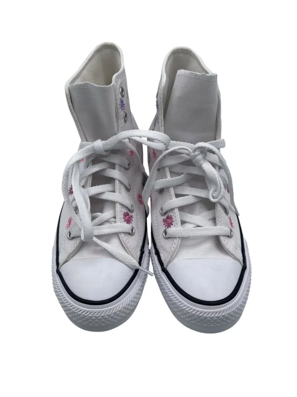 Converse Chuck Taylor All Star All Over Florals Kids SZ 6 White/Light Jellyfish